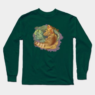 Triceratops Snuggles Long Sleeve T-Shirt